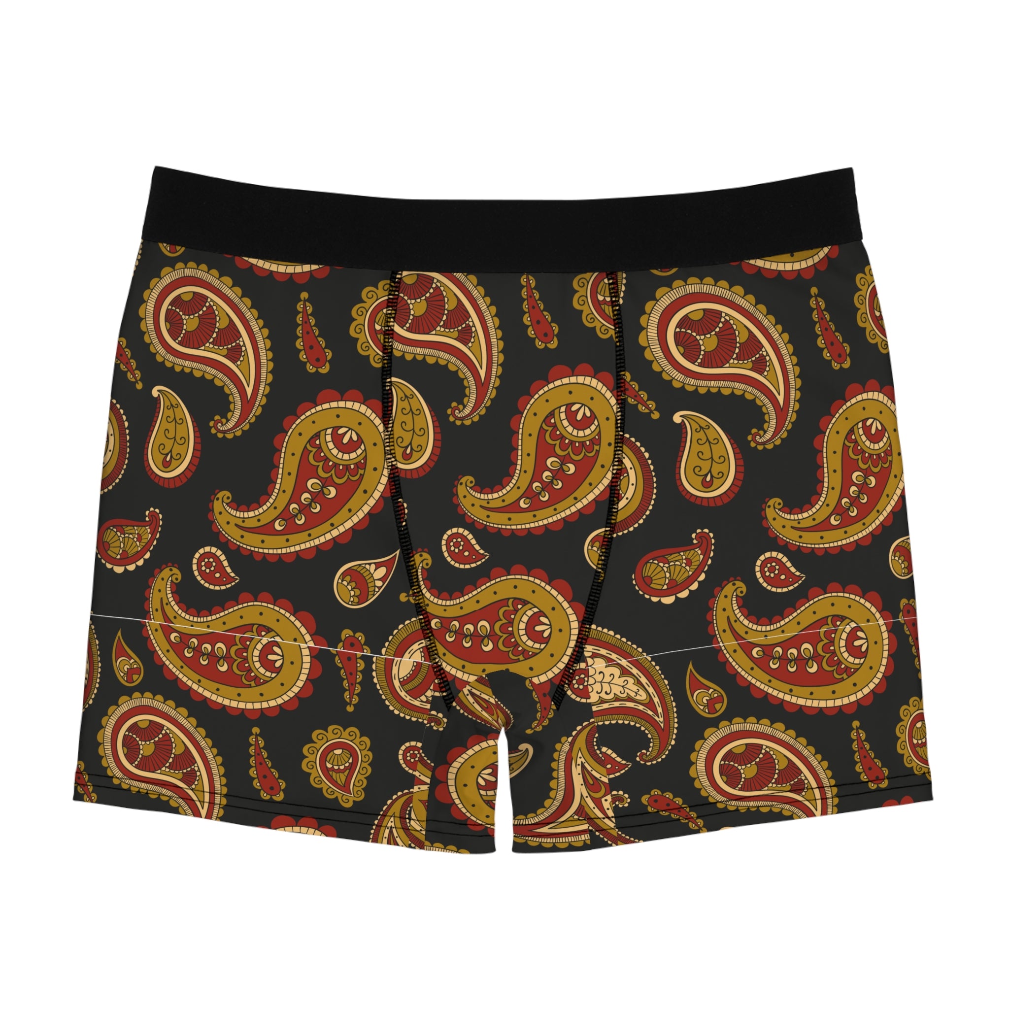 Classic Paisley Boxer Briefs – Vintage Luxe Pattern Design