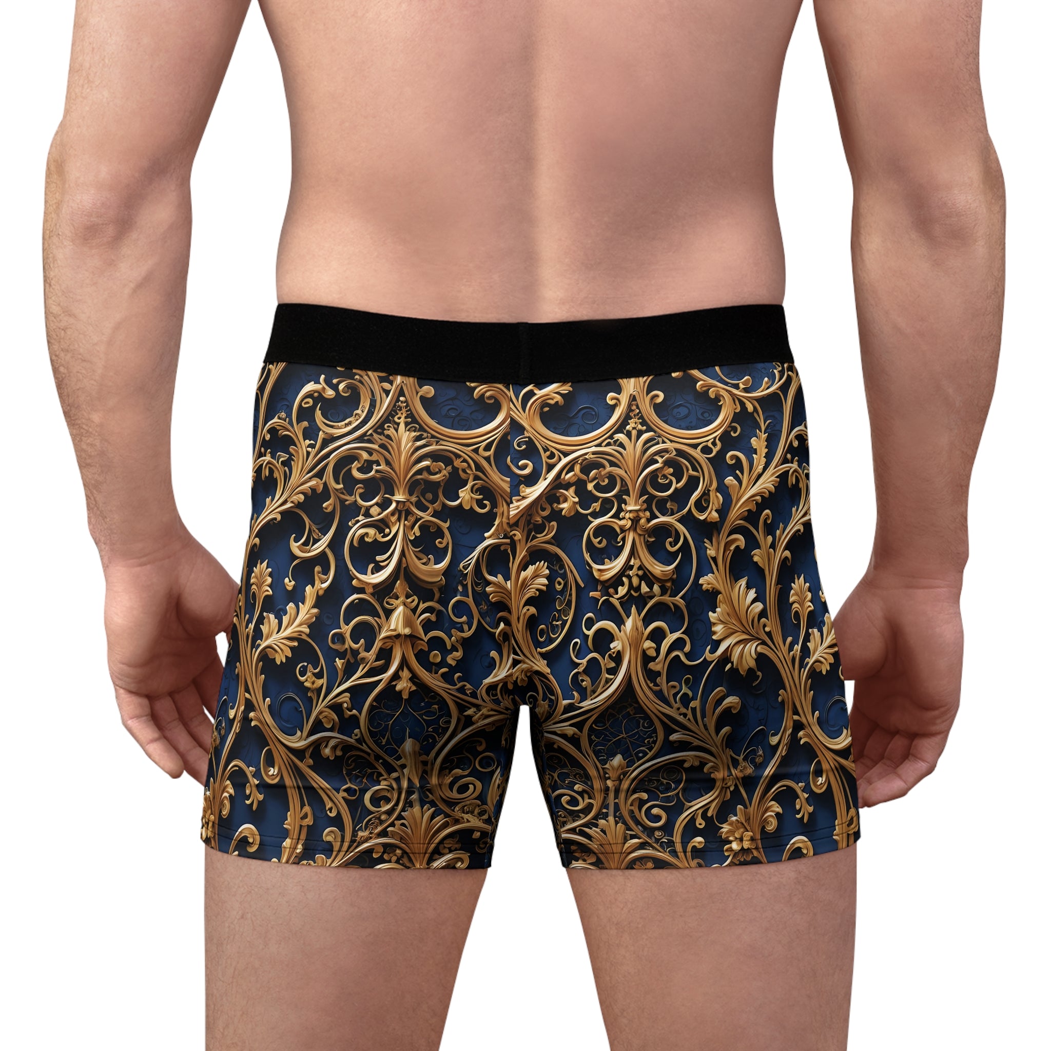 Royal Baroque Boxer Briefs – Luxe Gold Edition