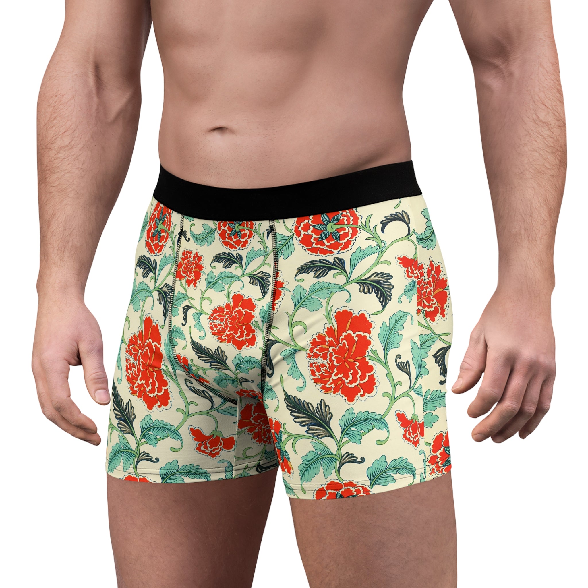 Vintage Floral Boxer Briefs – Garden Classic Edition