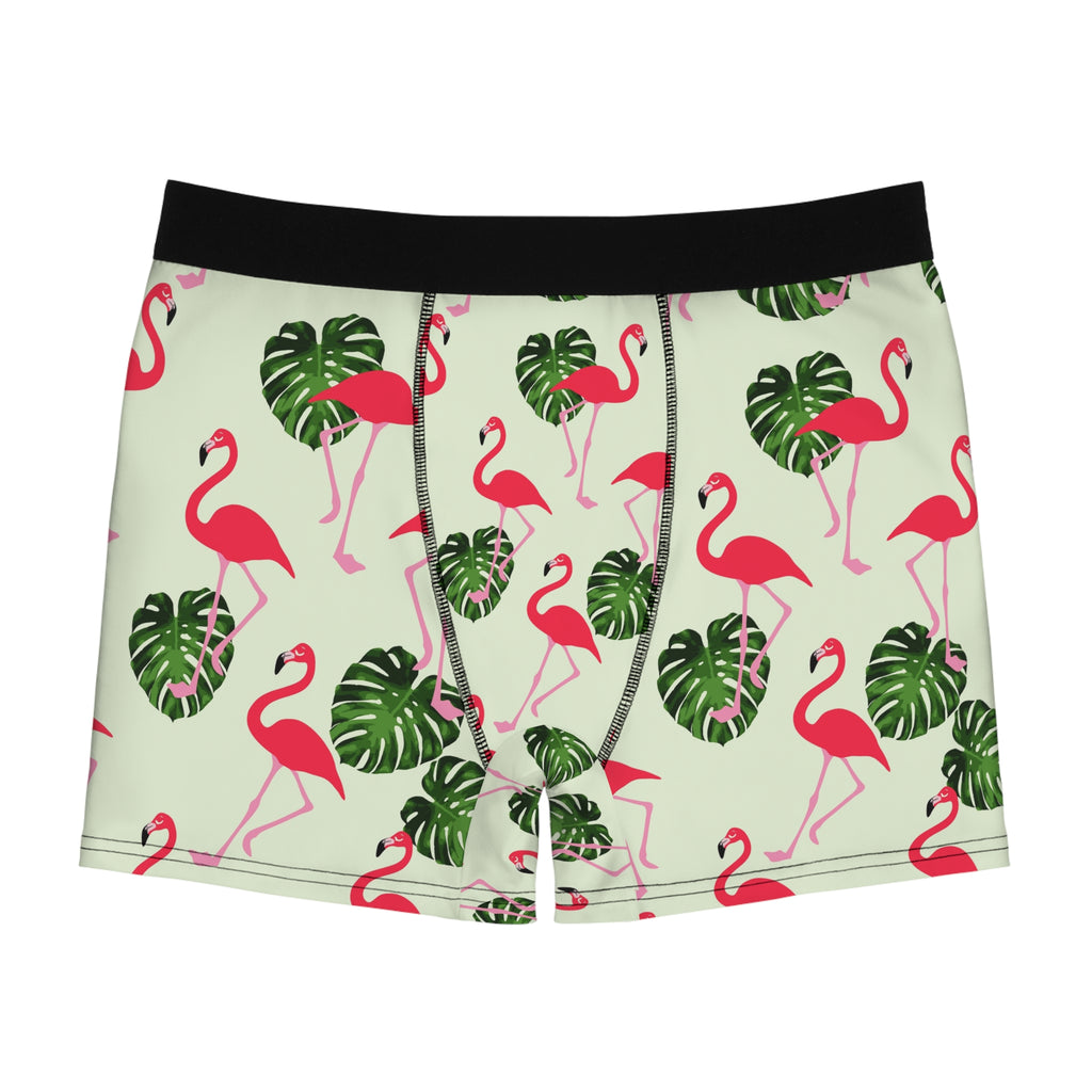 Tropical Flamingo Boxer Briefs – Island Vibes Edition