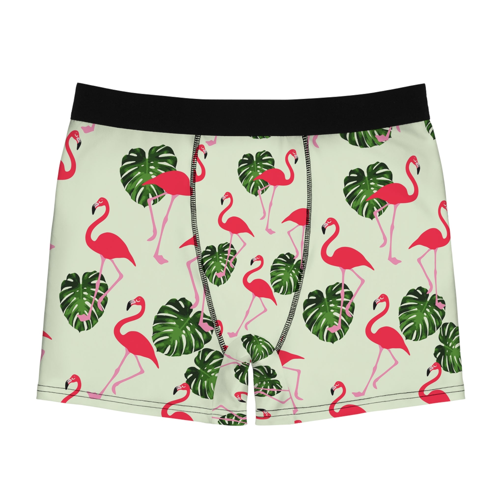 Tropical Flamingo Boxer Briefs – Island Vibes Edition