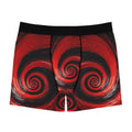 Hypnotic Spiral Boxer Briefs – Crimson Obsession