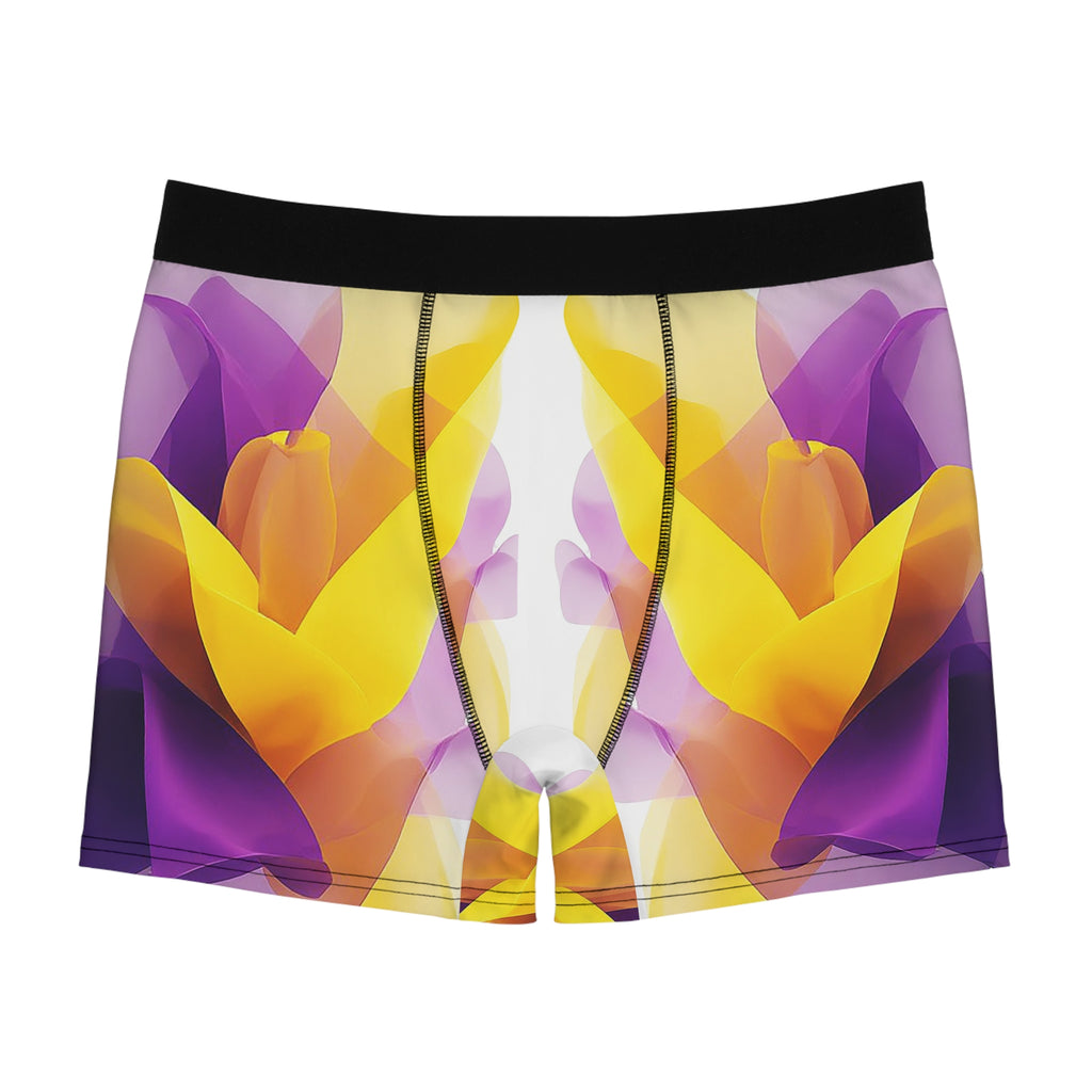 Bloom Aura Boxer Briefs – Vibrant Petal Glow