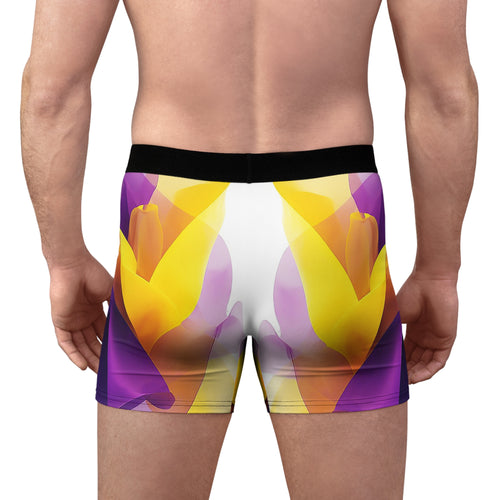 Bloom Aura Boxer Briefs – Vibrant Petal Glow