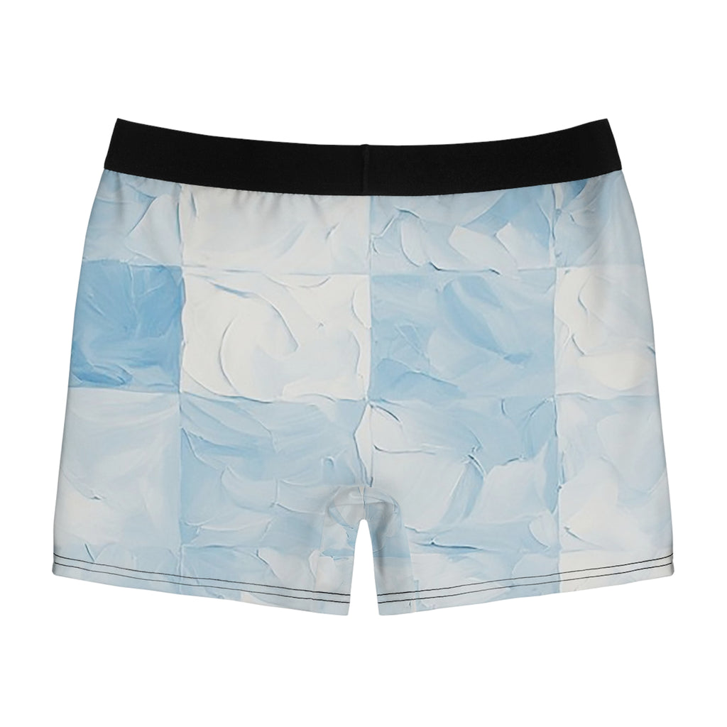 Arctic Flow Boxer Briefs – Soft Blue Minimal Design