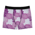 Royal Bloom Boxer Briefs – Purple Floral Print