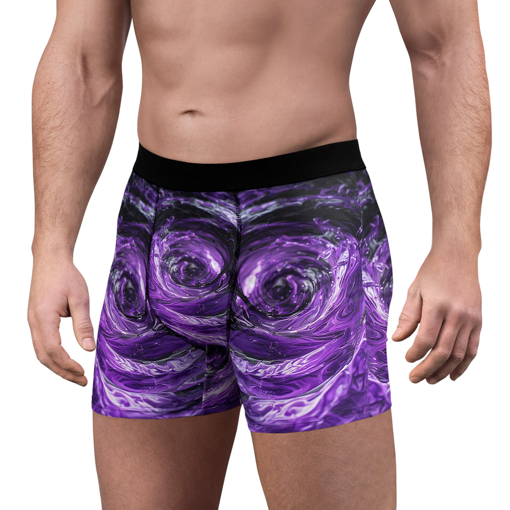 Liquid Violet Boxer Briefs – Amethyst Flow Edition