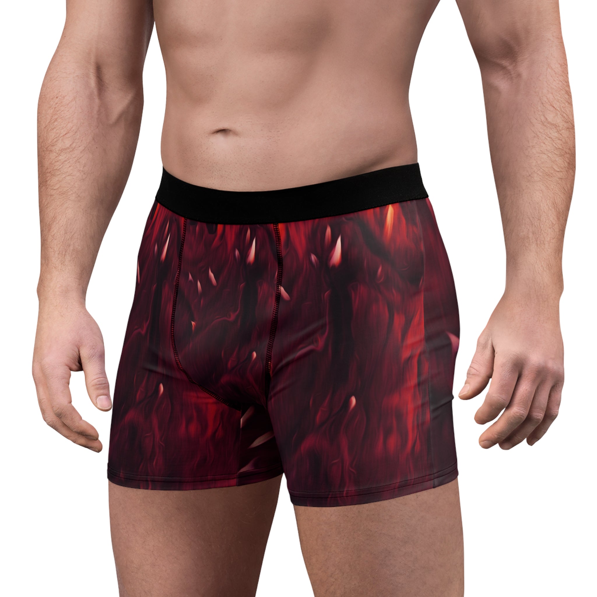 Crimson Heat Boxer Briefs – Molten Flow Flame Design