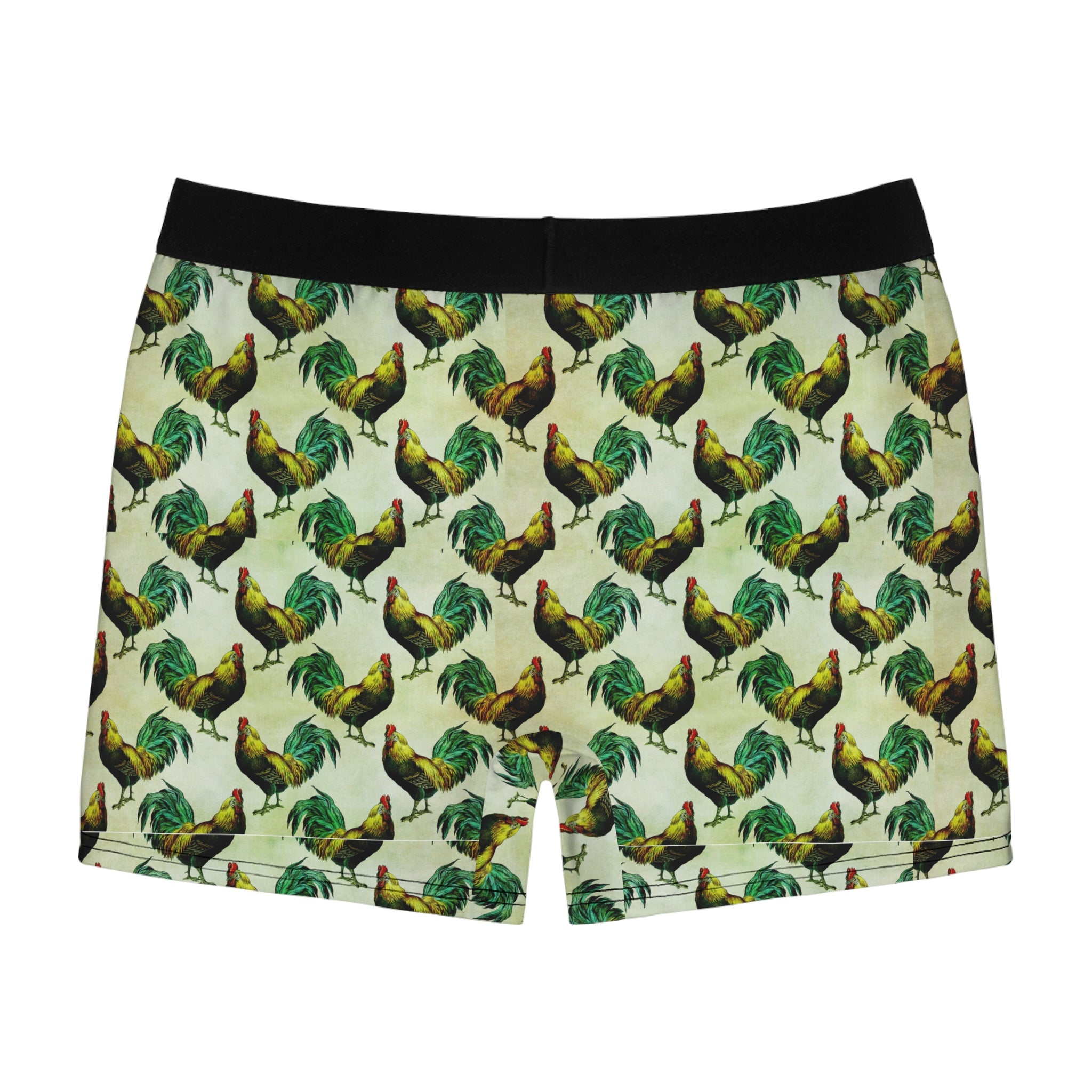 Rooster Print Boxer Briefs – Bold Farmhouse Fun Design