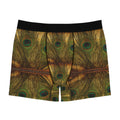 Peacock Feather Boxer Briefs – Luxe Nature-Inspired Design
