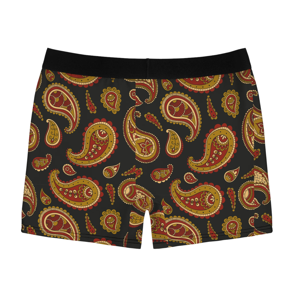 Classic Paisley Boxer Briefs – Vintage Luxe Pattern Design