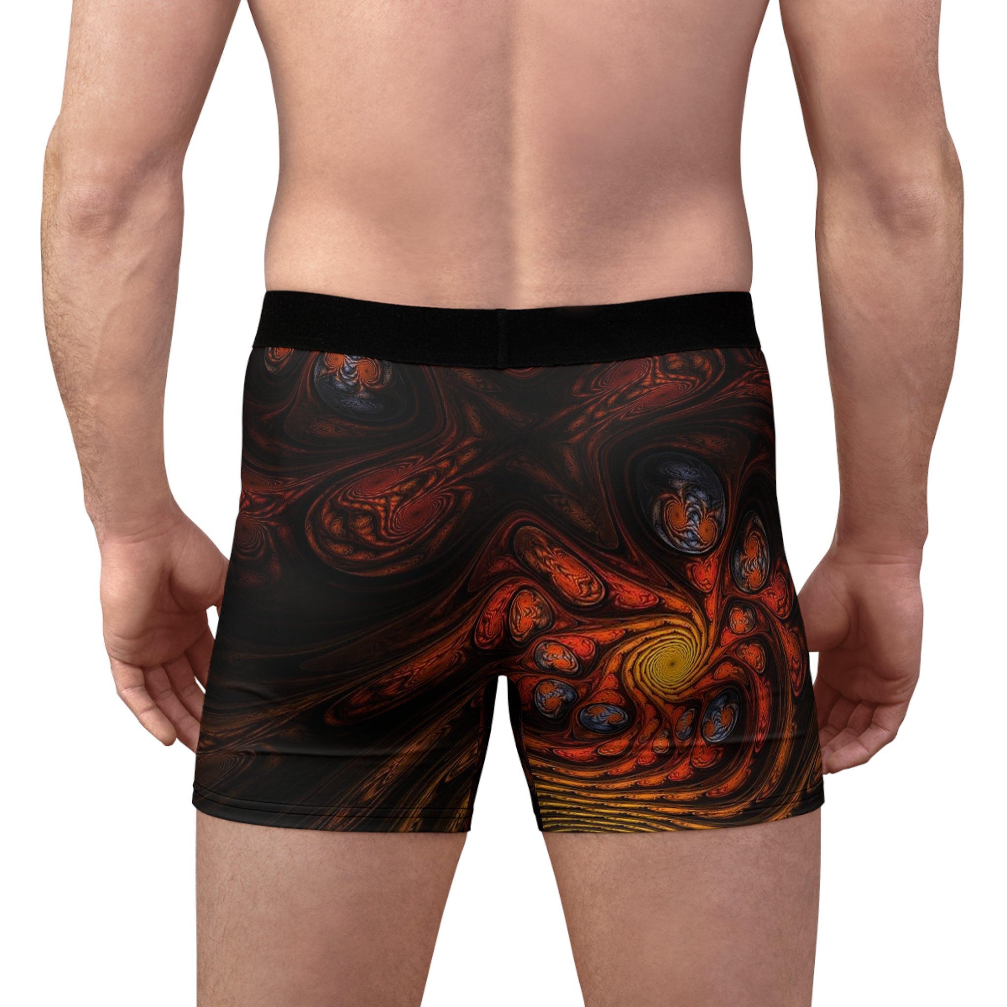 Molten Core Boxer Briefs – Lava Abstract Flow Design