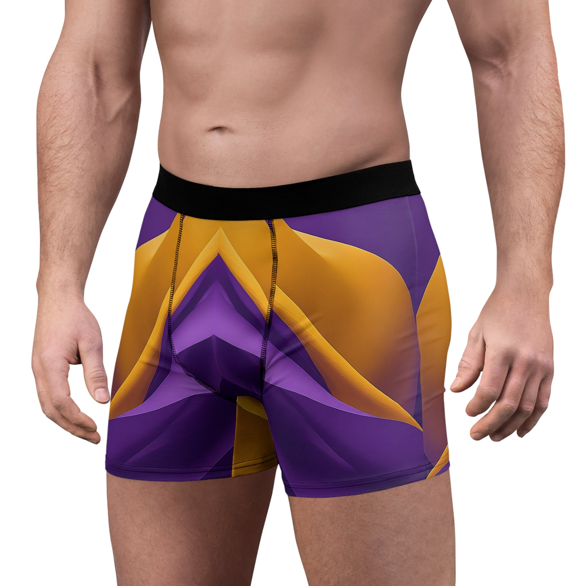 Apex Power Boxer Briefs – Purple Gold Precision