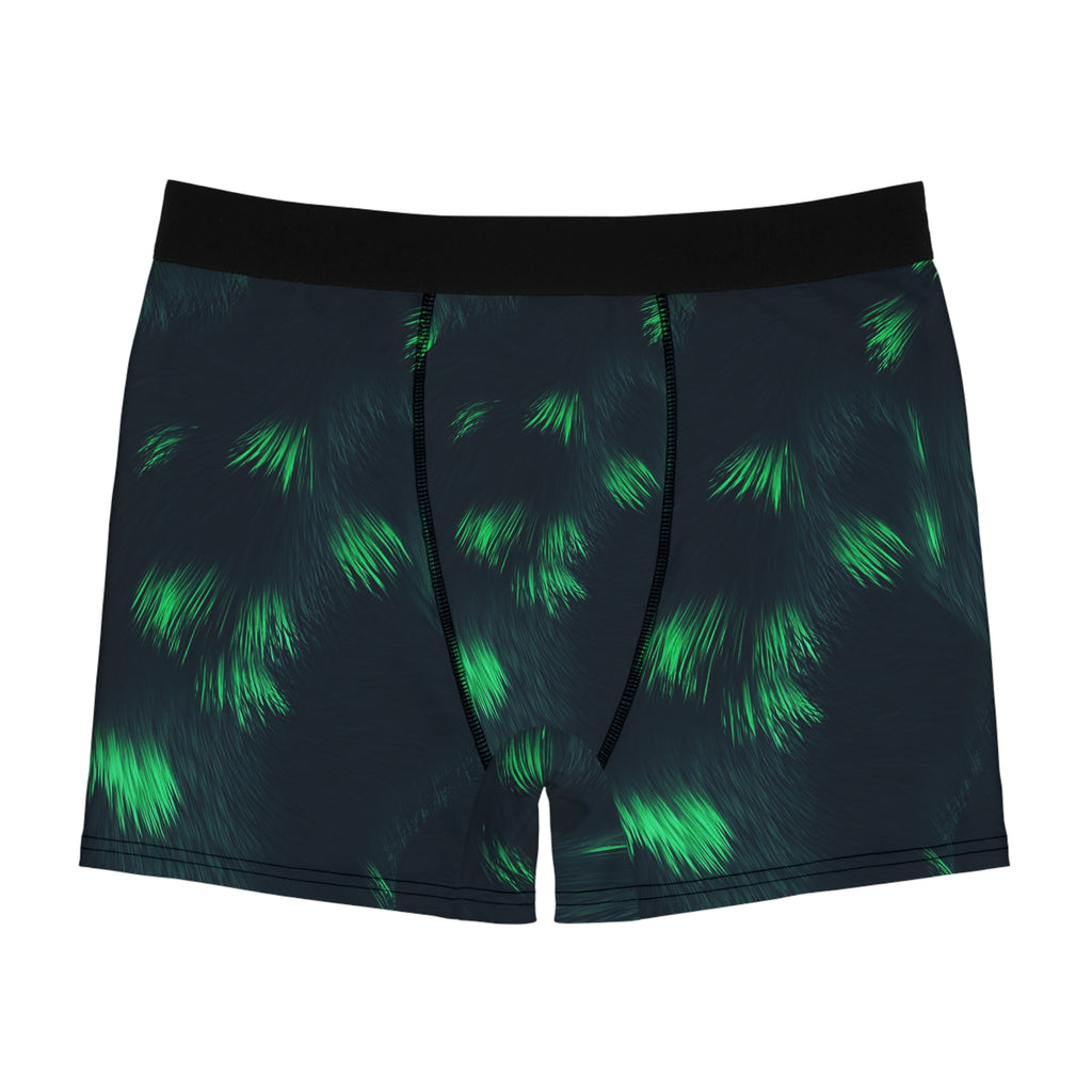 Emerald Pulse Boxer Briefs – Dark Glow Energy Design