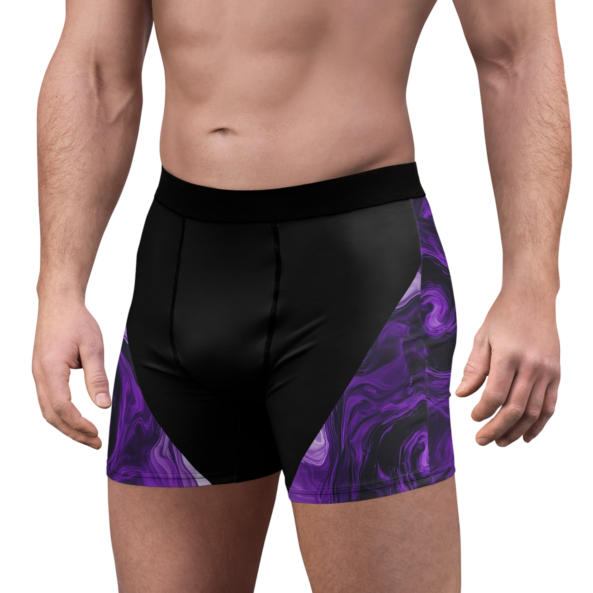 Obsidian Edge Boxer Briefs – Violet Accent Edition