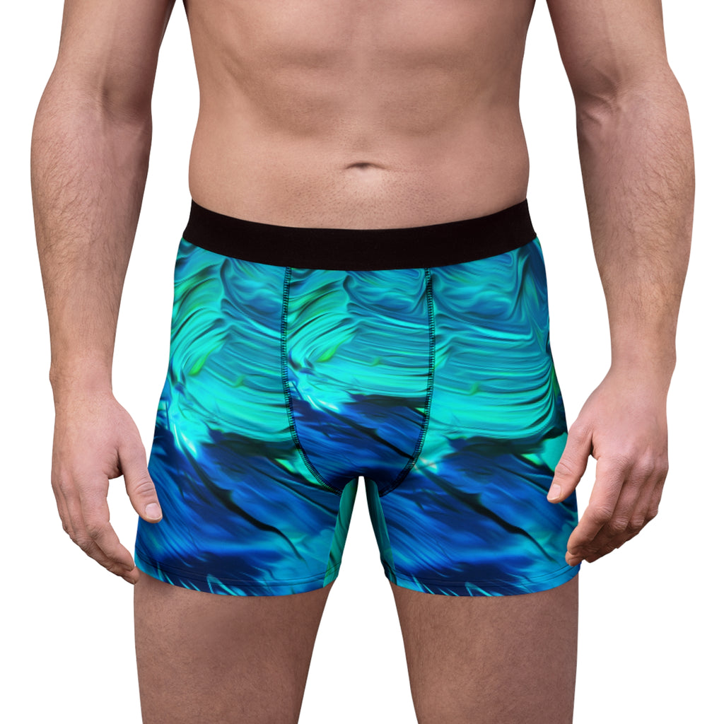 Aqua Flow Boxer Briefs – Fluid Ocean Wave Design
