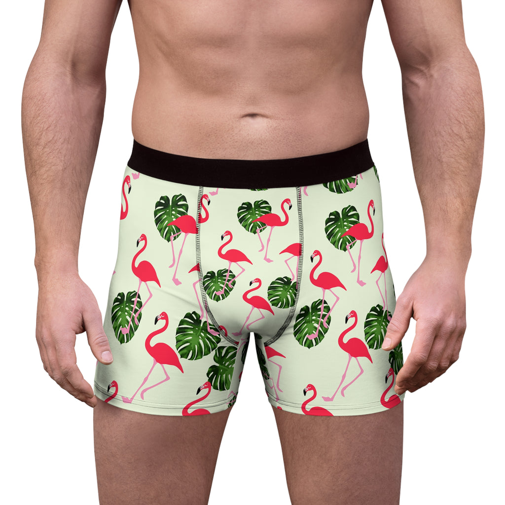 Tropical Flamingo Boxer Briefs – Island Vibes Edition