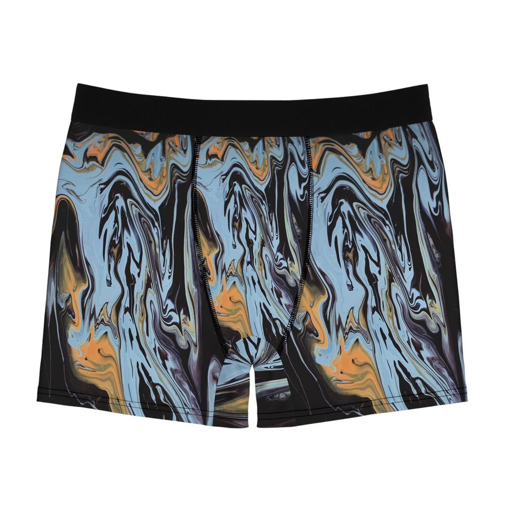 Liquid Steel Boxer Briefs – Marble Wave Print