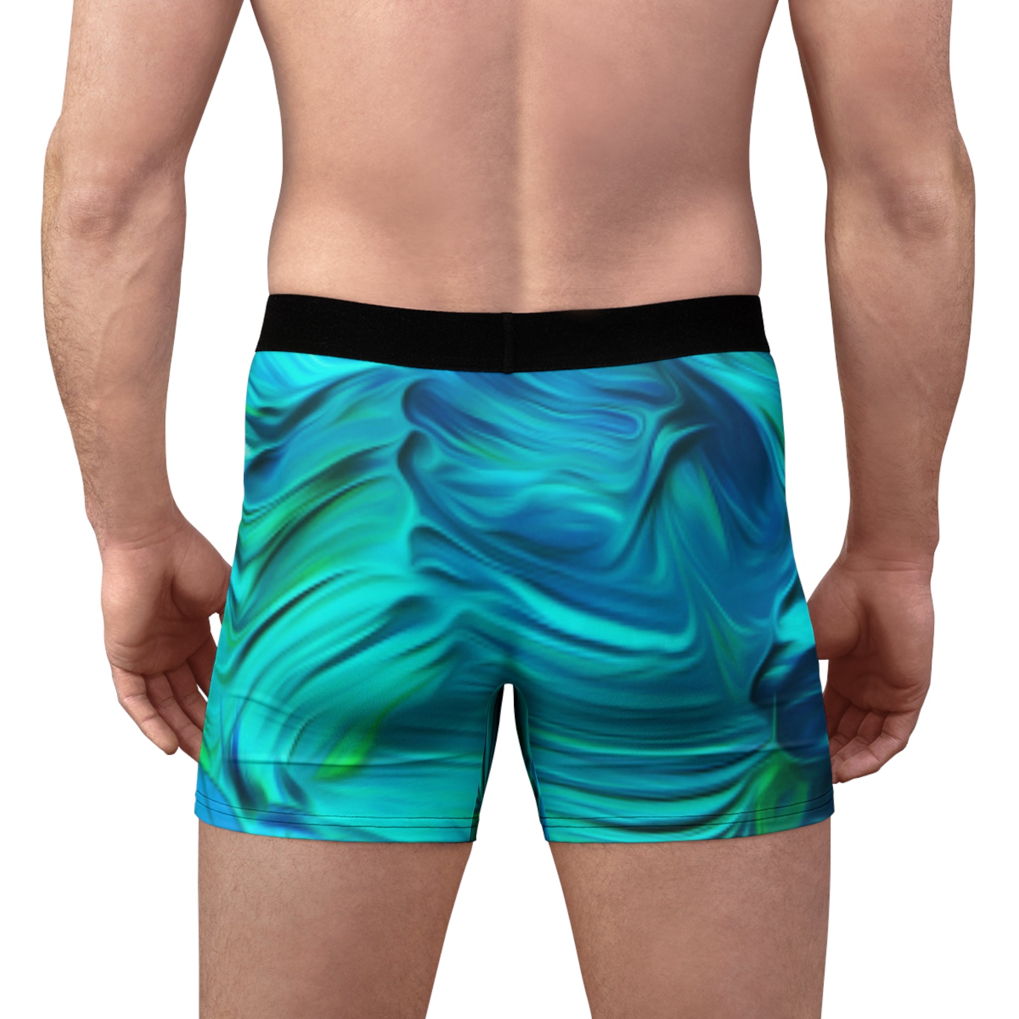 Aqua Flow Boxer Briefs – Fluid Ocean Wave Design
