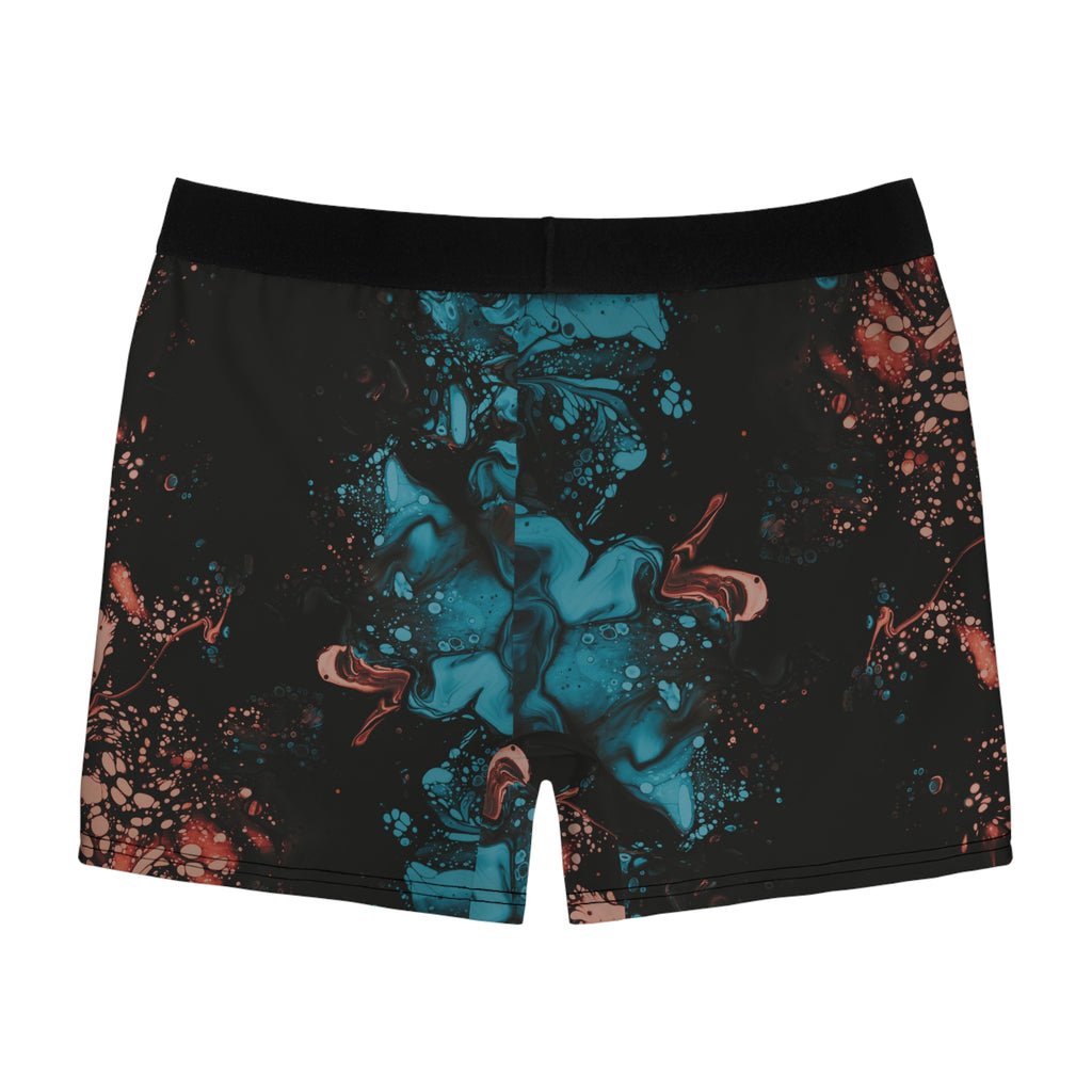 Midnight Ink Boxer Briefs – Abstract Splash Print