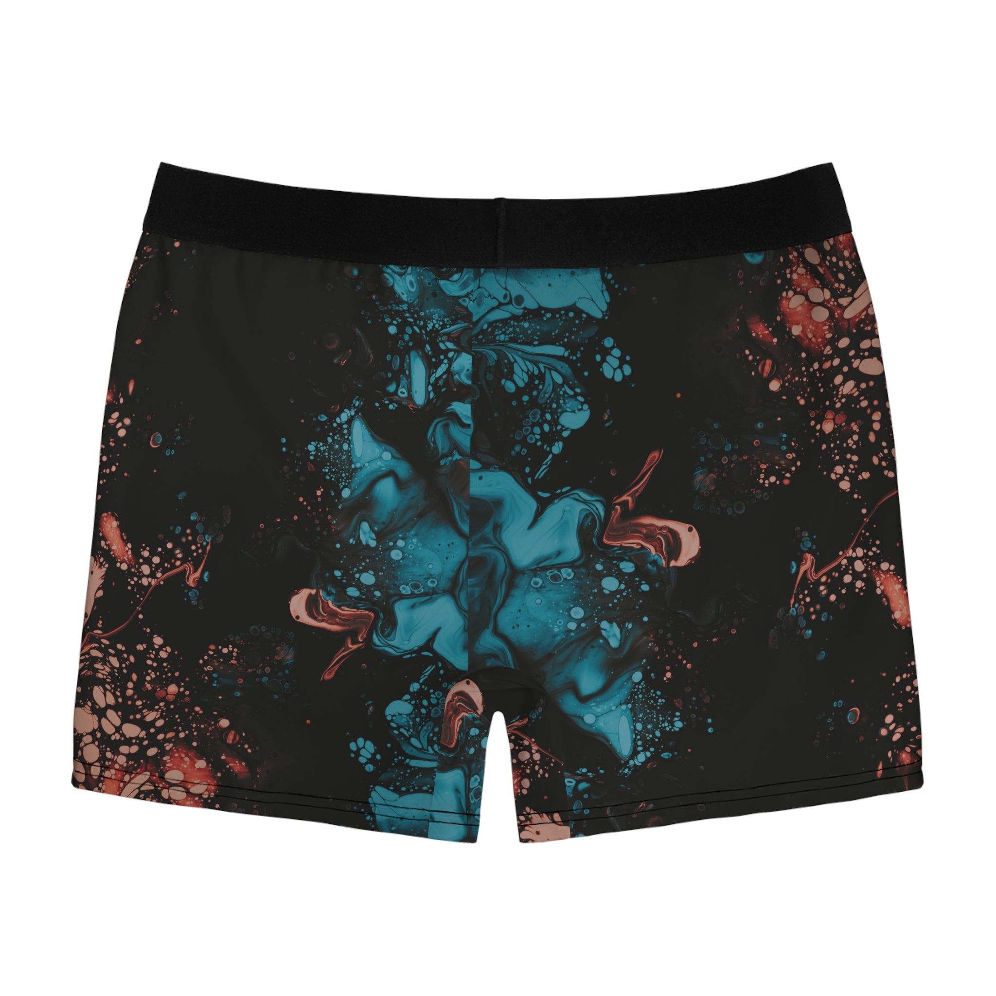 Midnight Ink Boxer Briefs – Abstract Splash Print