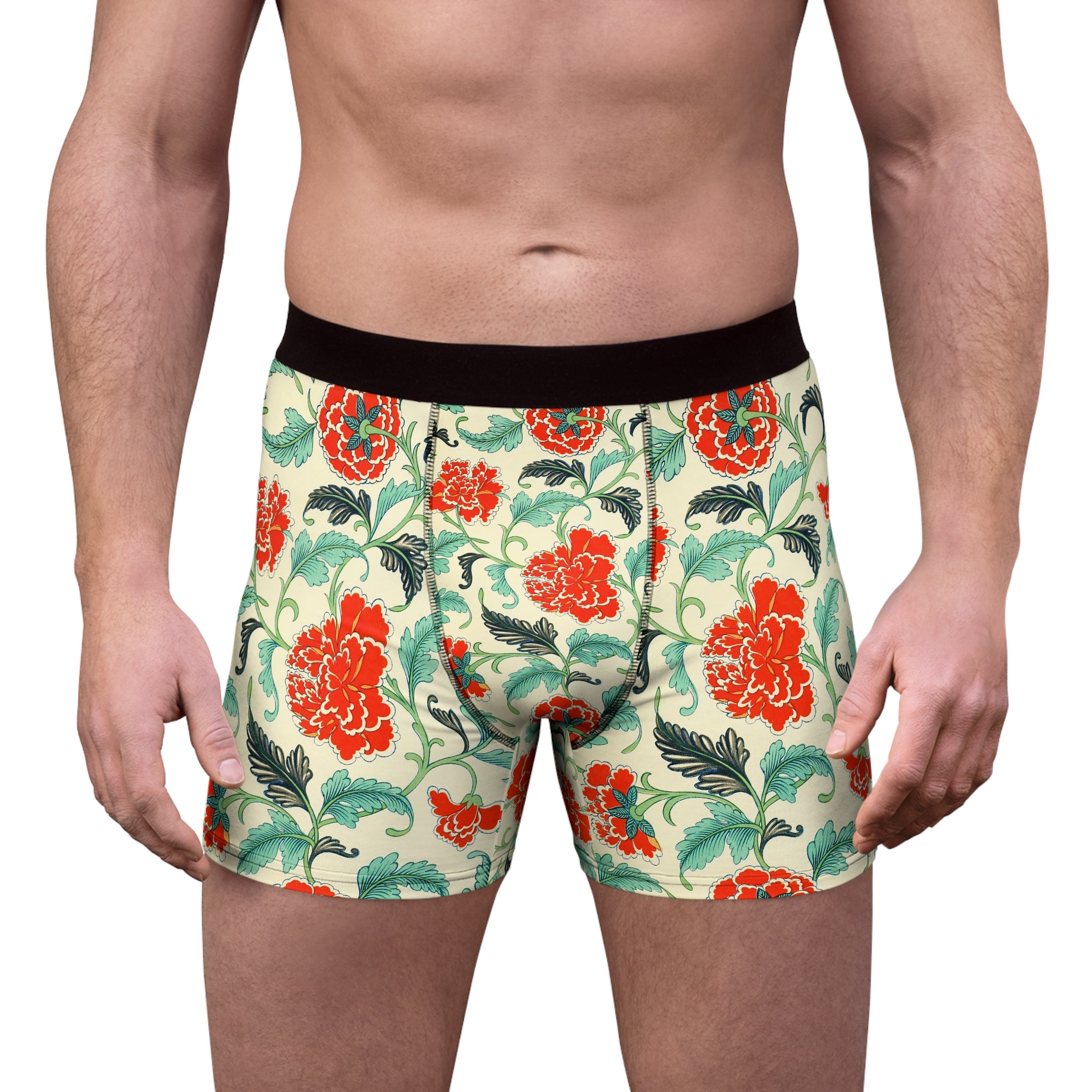 Vintage Floral Boxer Briefs – Garden Classic Edition
