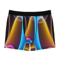 Prism Flow Boxer Briefs – Neon Gradient Wave Design