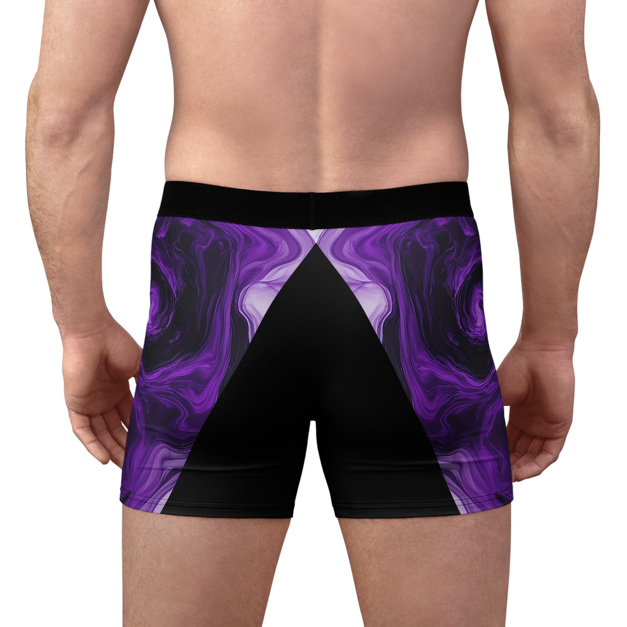 Obsidian Edge Boxer Briefs – Violet Accent Edition