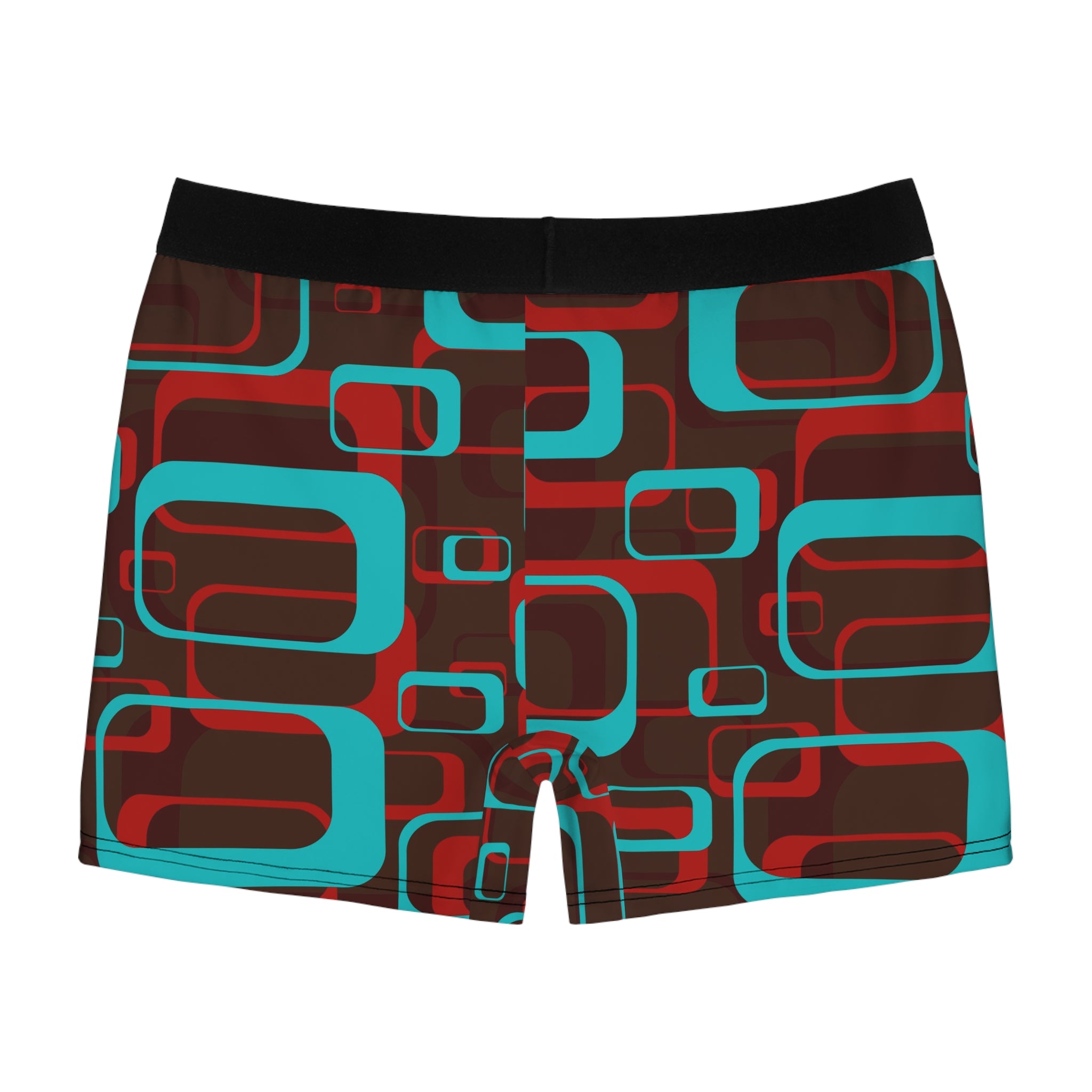 Retro Geometric Boxer Briefs – Mid-Century Vibe