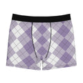 Lavender Plaid Boxer Briefs – Soft Classic Check Design