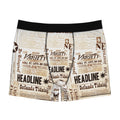 Vintage Newspaper Boxer Briefs – Headline Edition