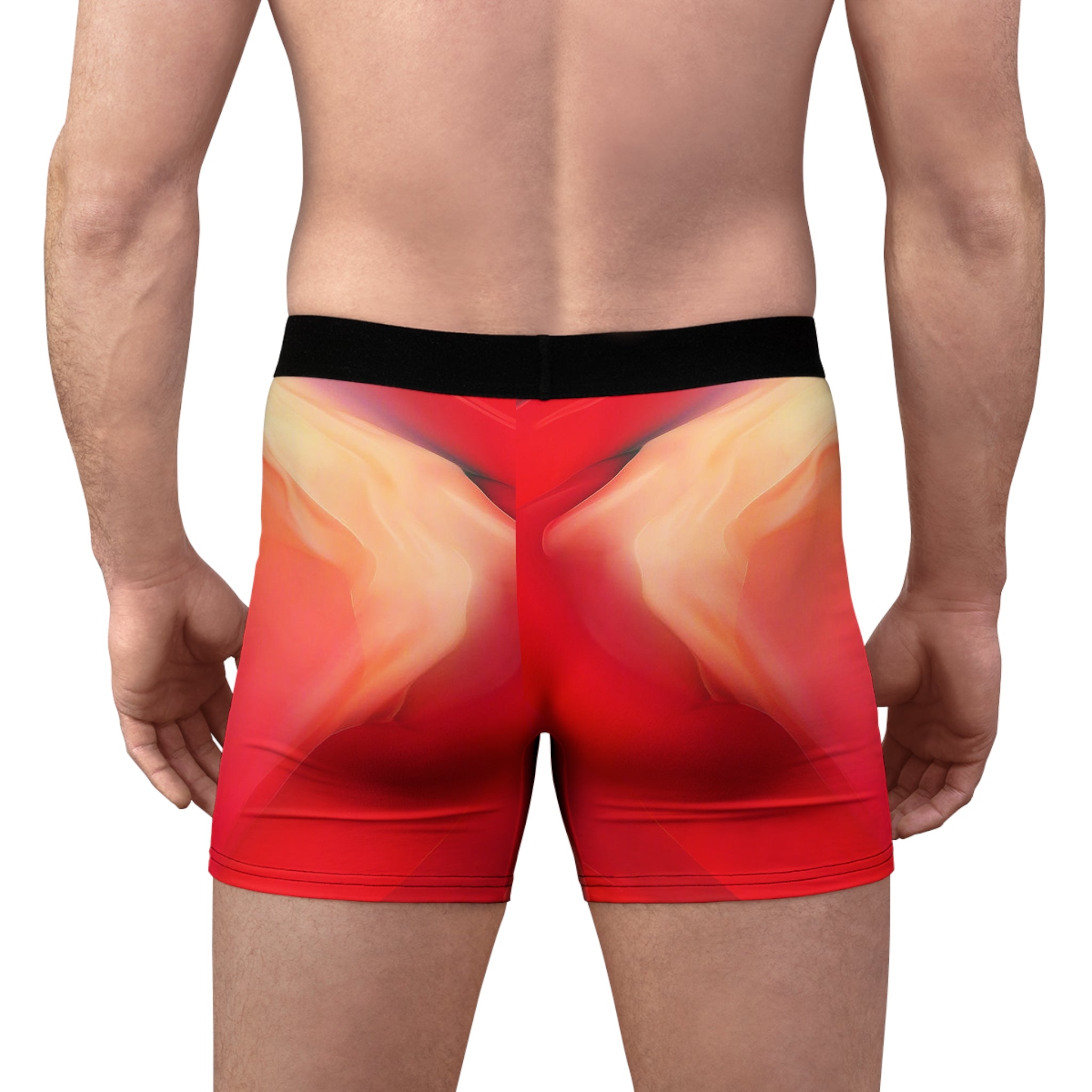 Solar Flow Boxer Briefs – Warm Gradient Wave Design
