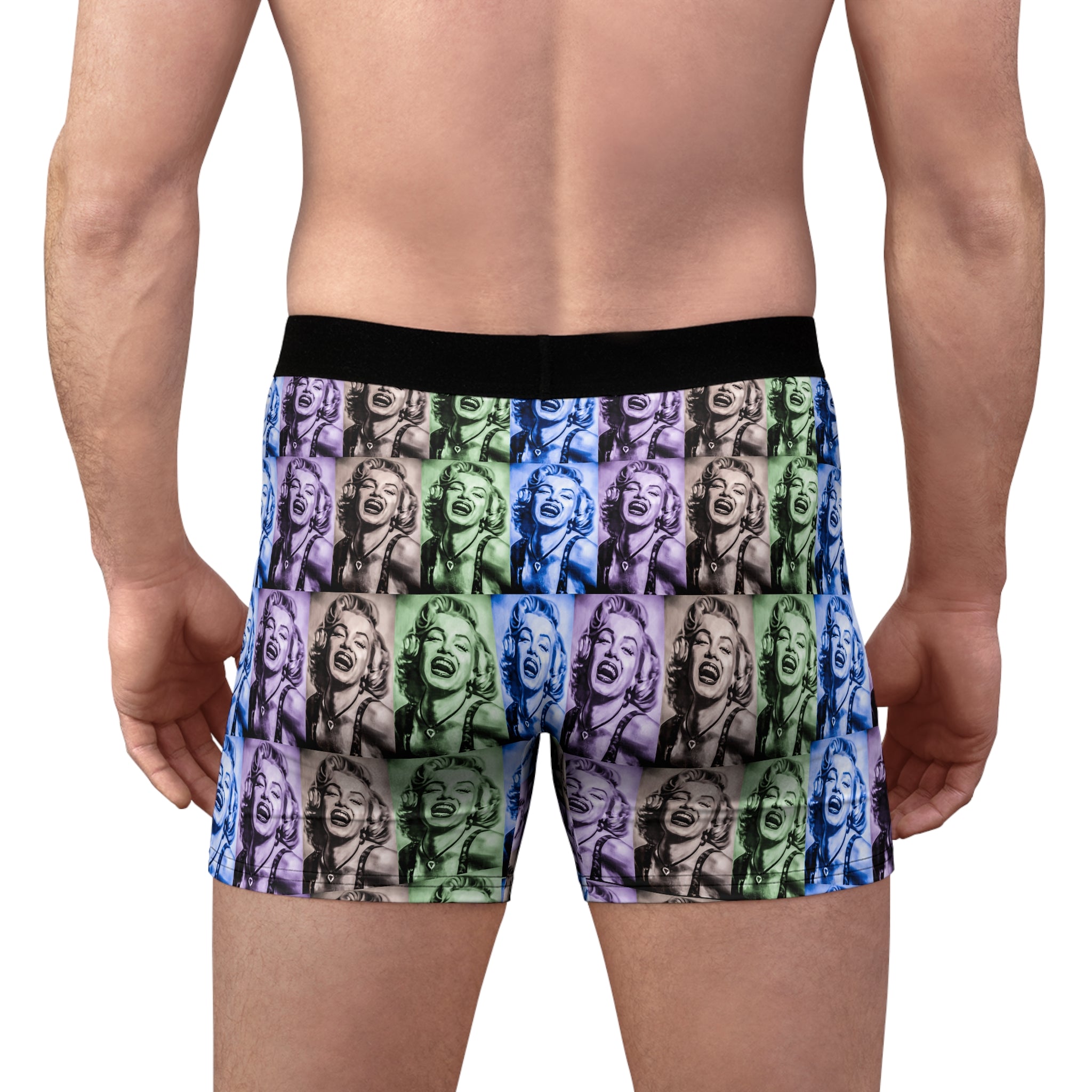 Icon Muse Boxer Briefs – Vintage Pop Art Portrait Design