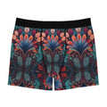 Ornate Floral Boxer Briefs – Luxe Abstract Botanical Design