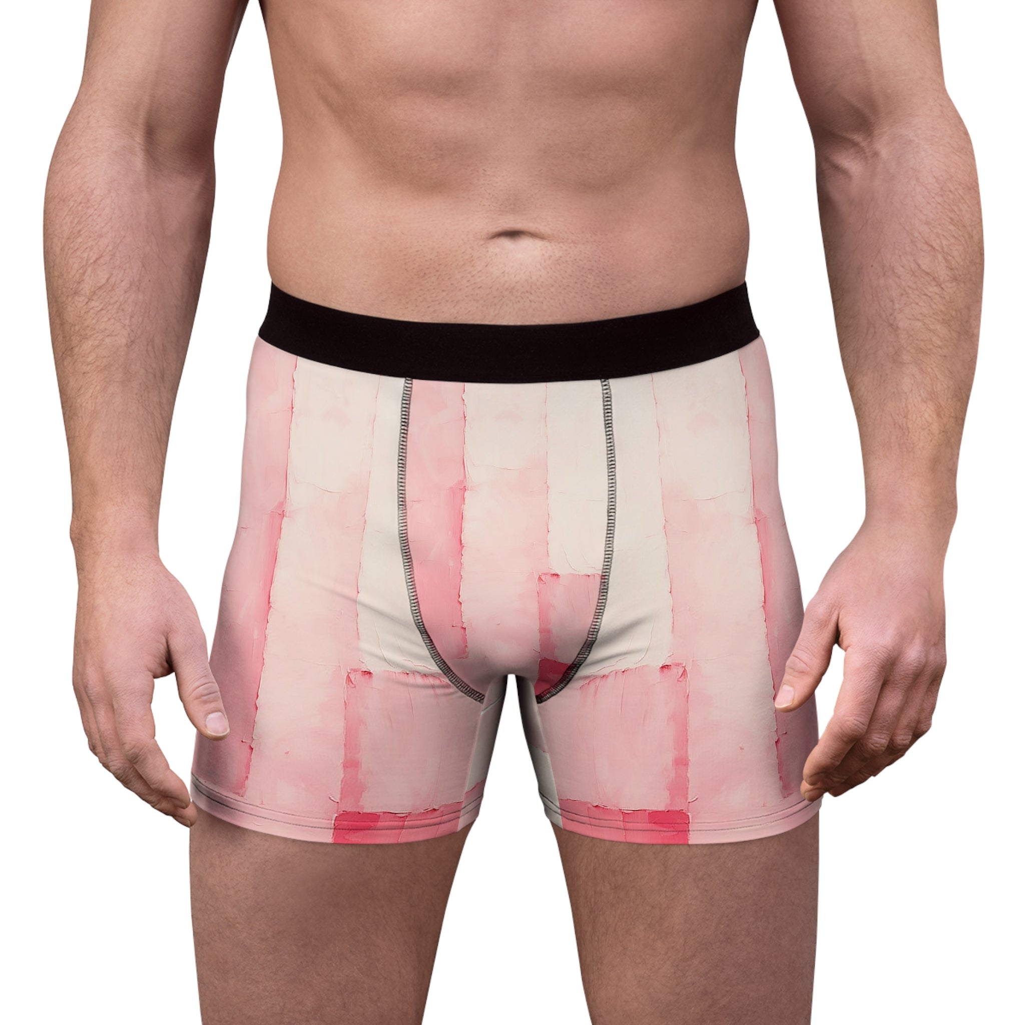 Blush Fade Boxer Briefs – Soft Pink Gradient Design