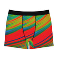 Neon Flow Boxer Briefs – Vibrant Spectrum Wave Design