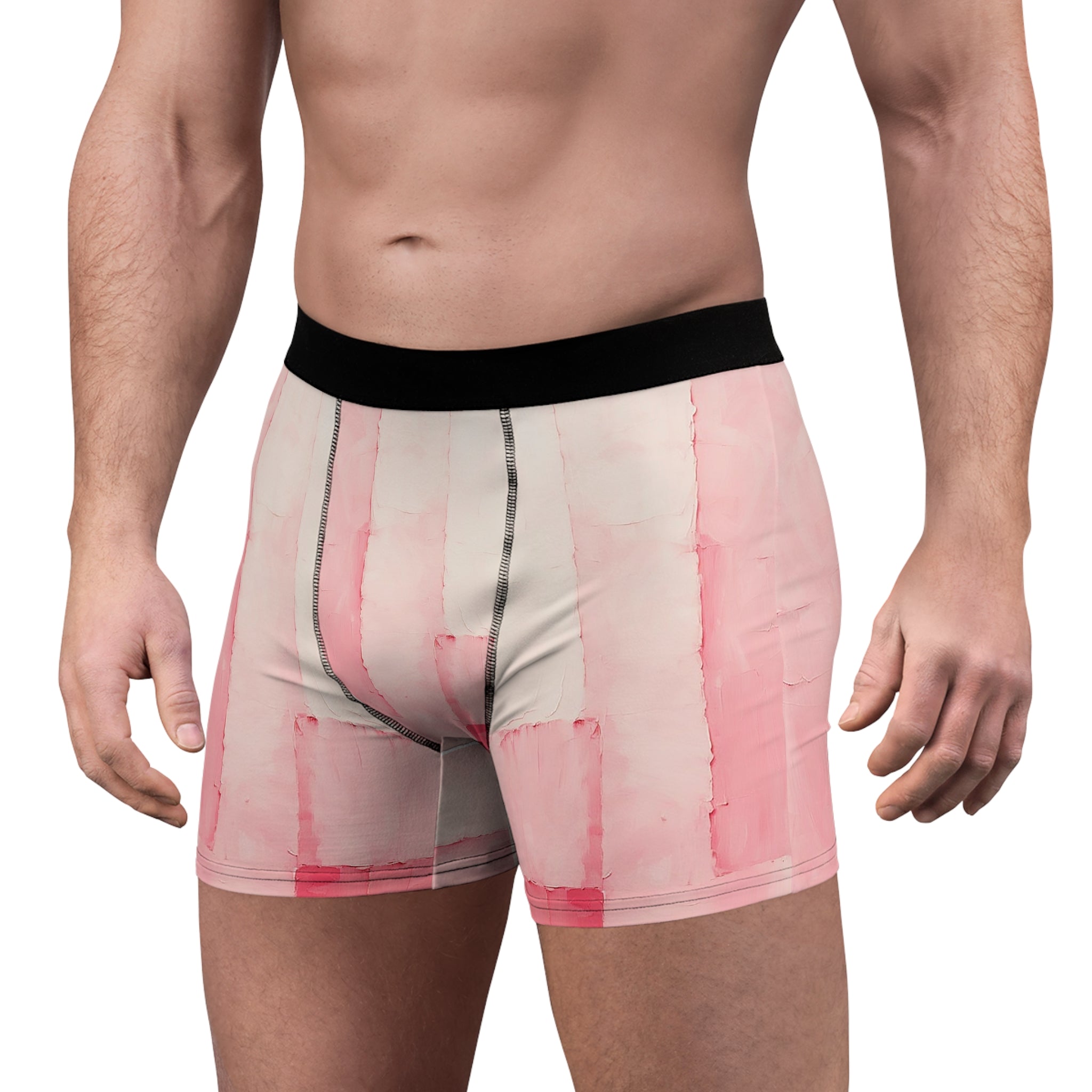 Blush Fade Boxer Briefs – Soft Pink Gradient Design
