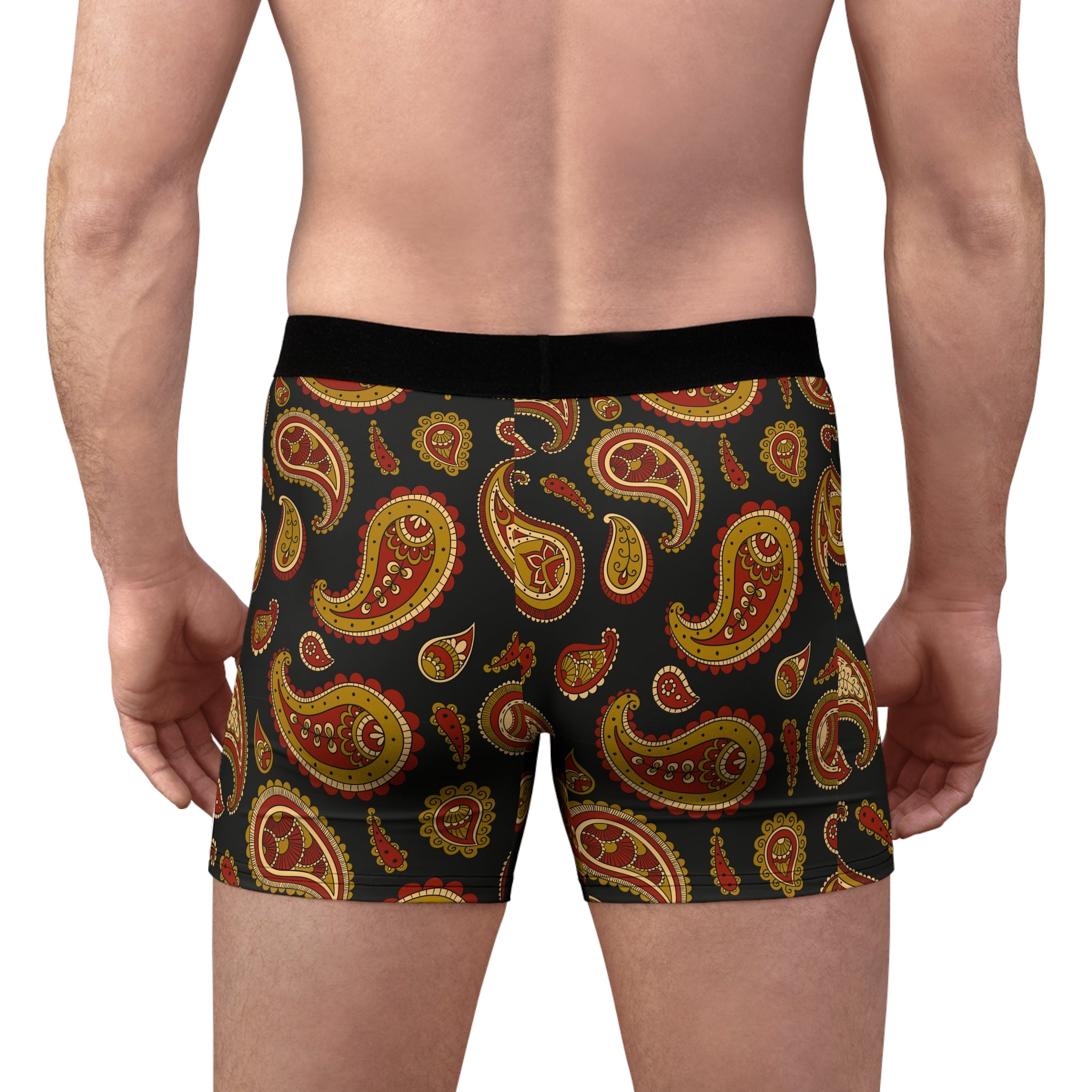 Classic Paisley Boxer Briefs – Vintage Luxe Pattern Design