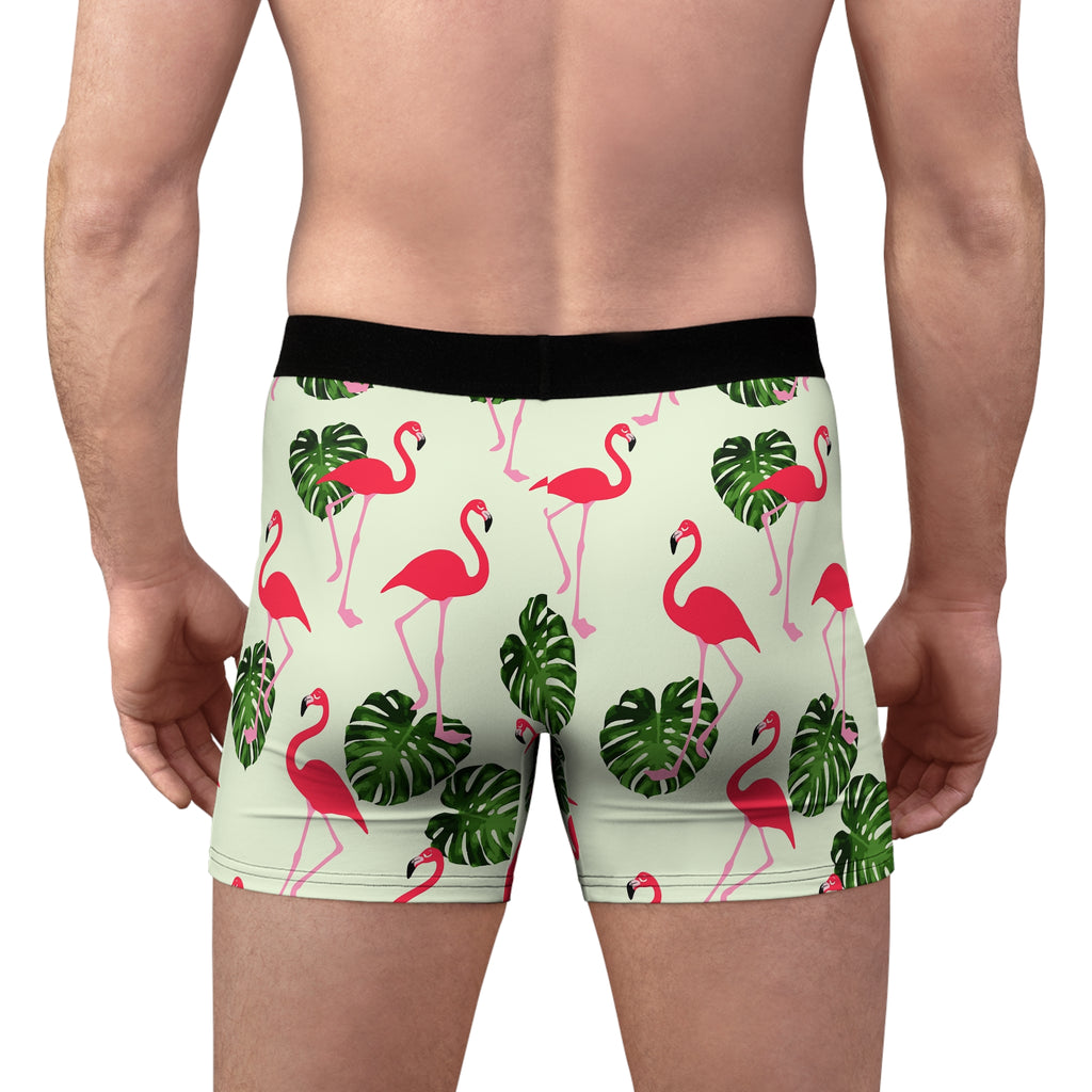 Tropical Flamingo Boxer Briefs – Island Vibes Edition