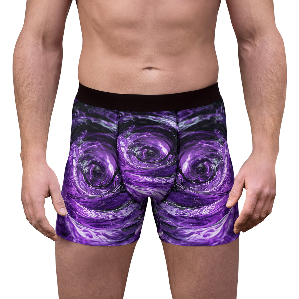 Liquid Violet Boxer Briefs – Amethyst Flow Edition