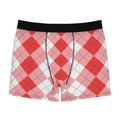 Classic Red Plaid Boxer Briefs – Timeless Check Pattern