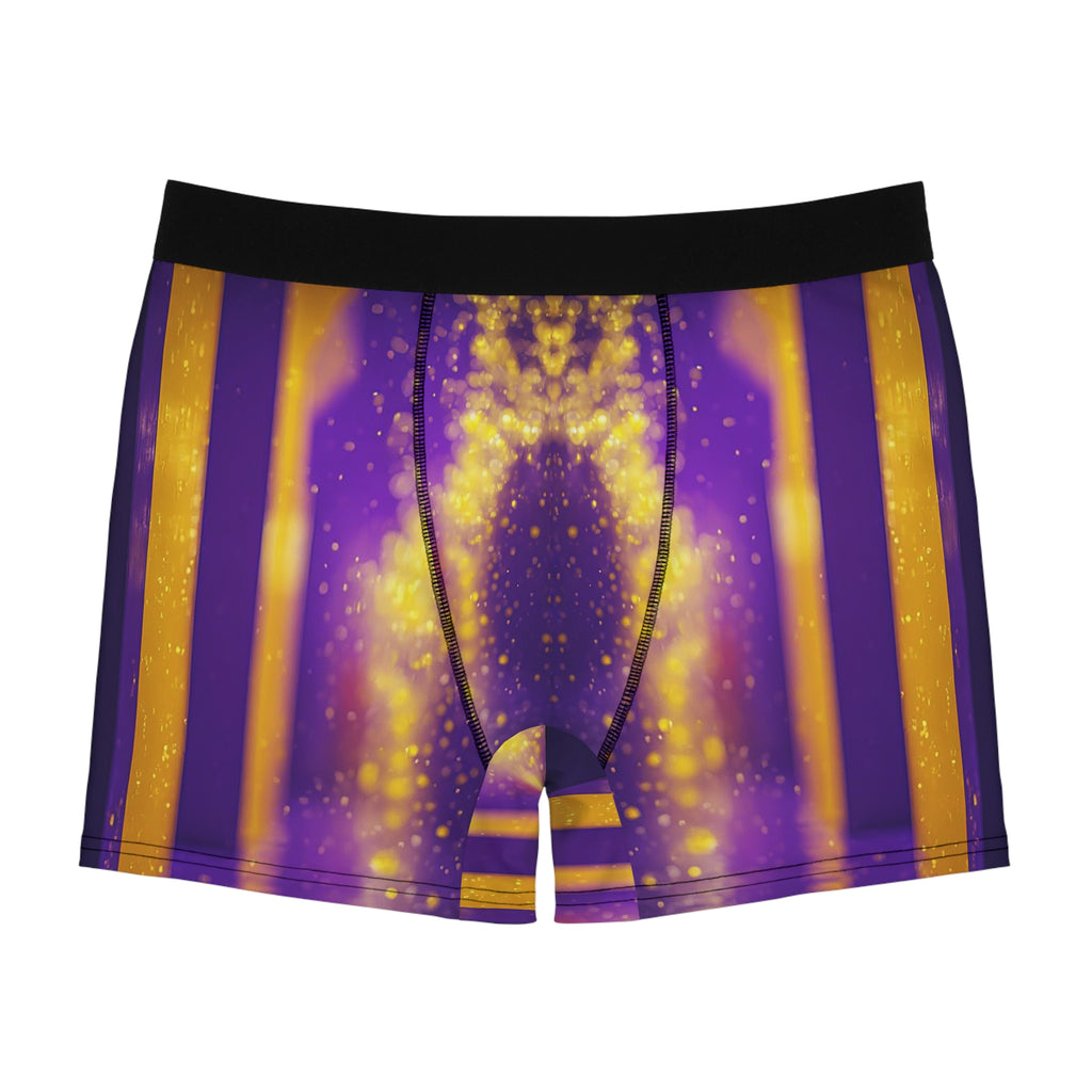 Royal Aura Boxer Briefs – Purple Gold Spotlight