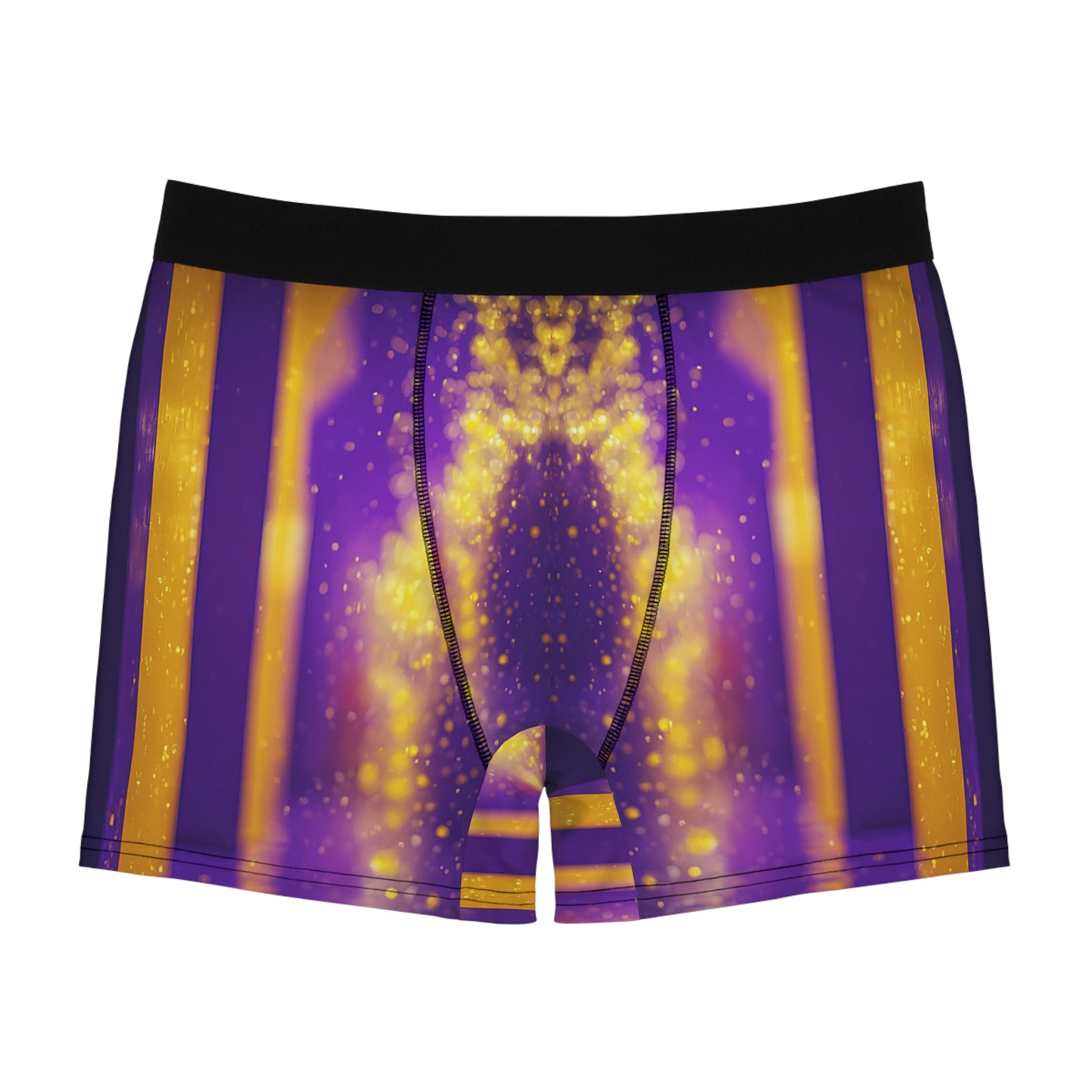 Royal Aura Boxer Briefs – Purple Gold Spotlight