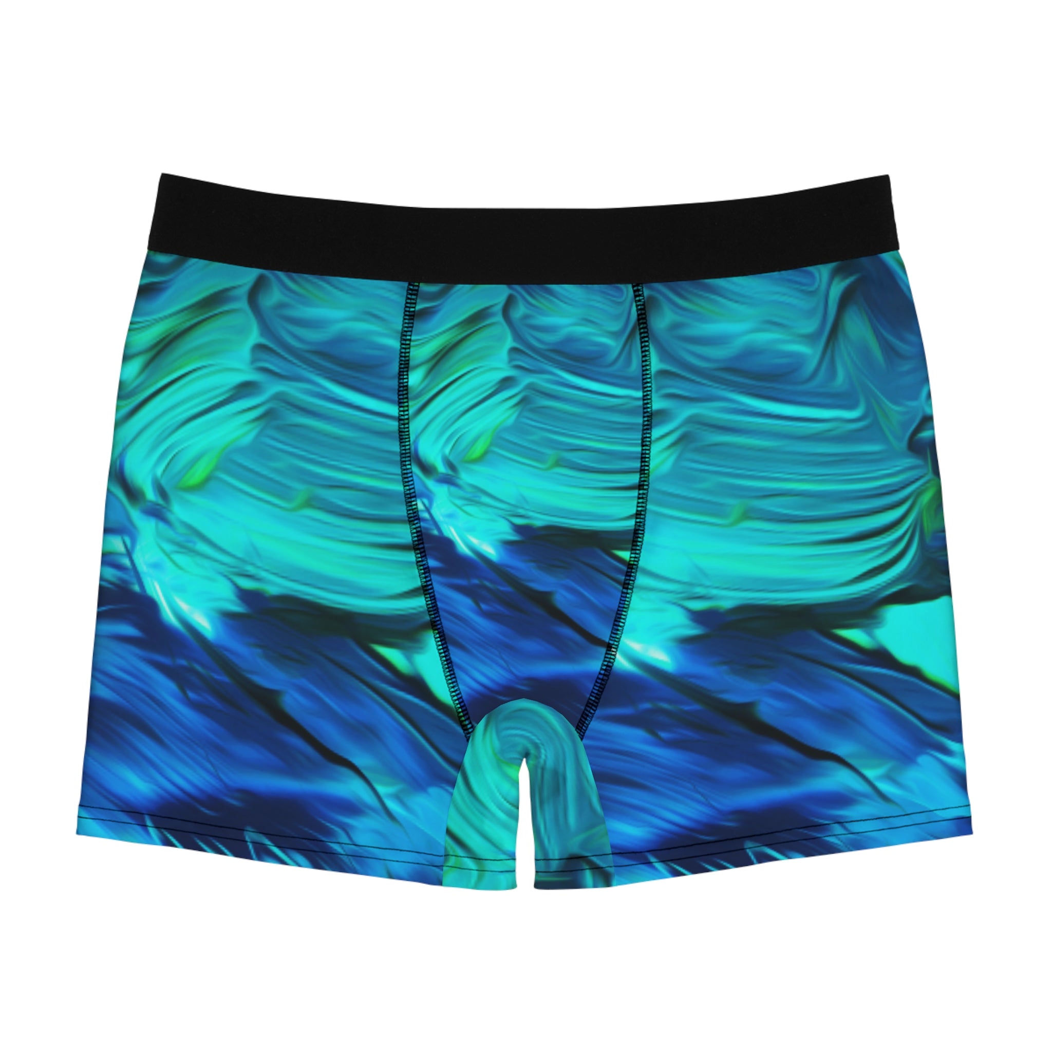 Aqua Flow Boxer Briefs – Fluid Ocean Wave Design