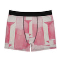 Abstract Blush Boxer Briefs – Modern Art Statement