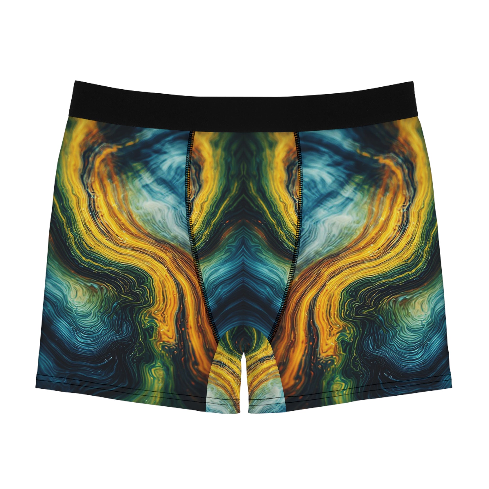 Golden Current Boxer Briefs – Fluid Luxe Edition