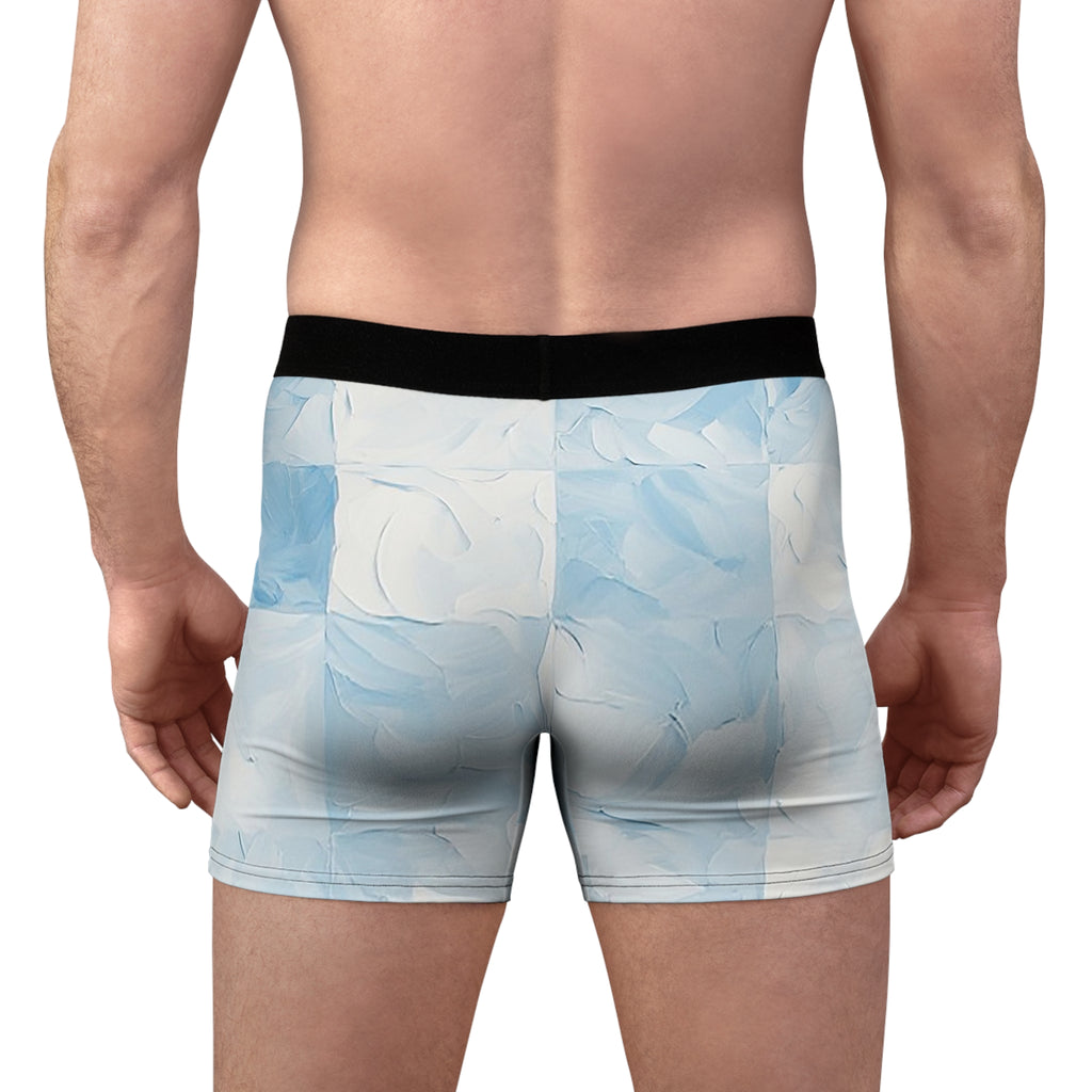 Arctic Flow Boxer Briefs – Soft Blue Minimal Design