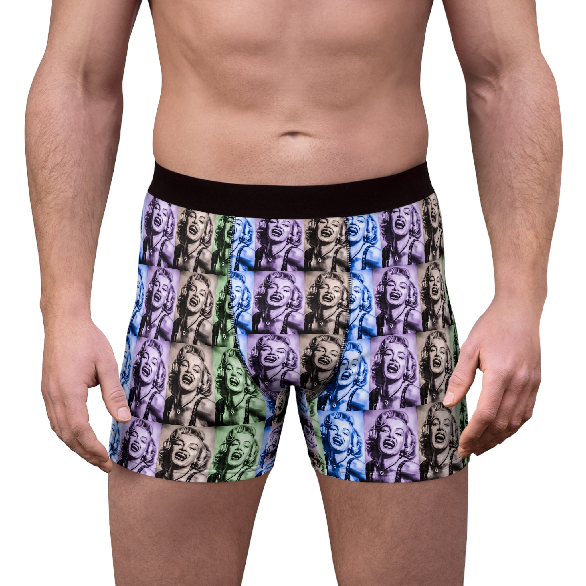 Icon Muse Boxer Briefs – Vintage Pop Art Portrait Design