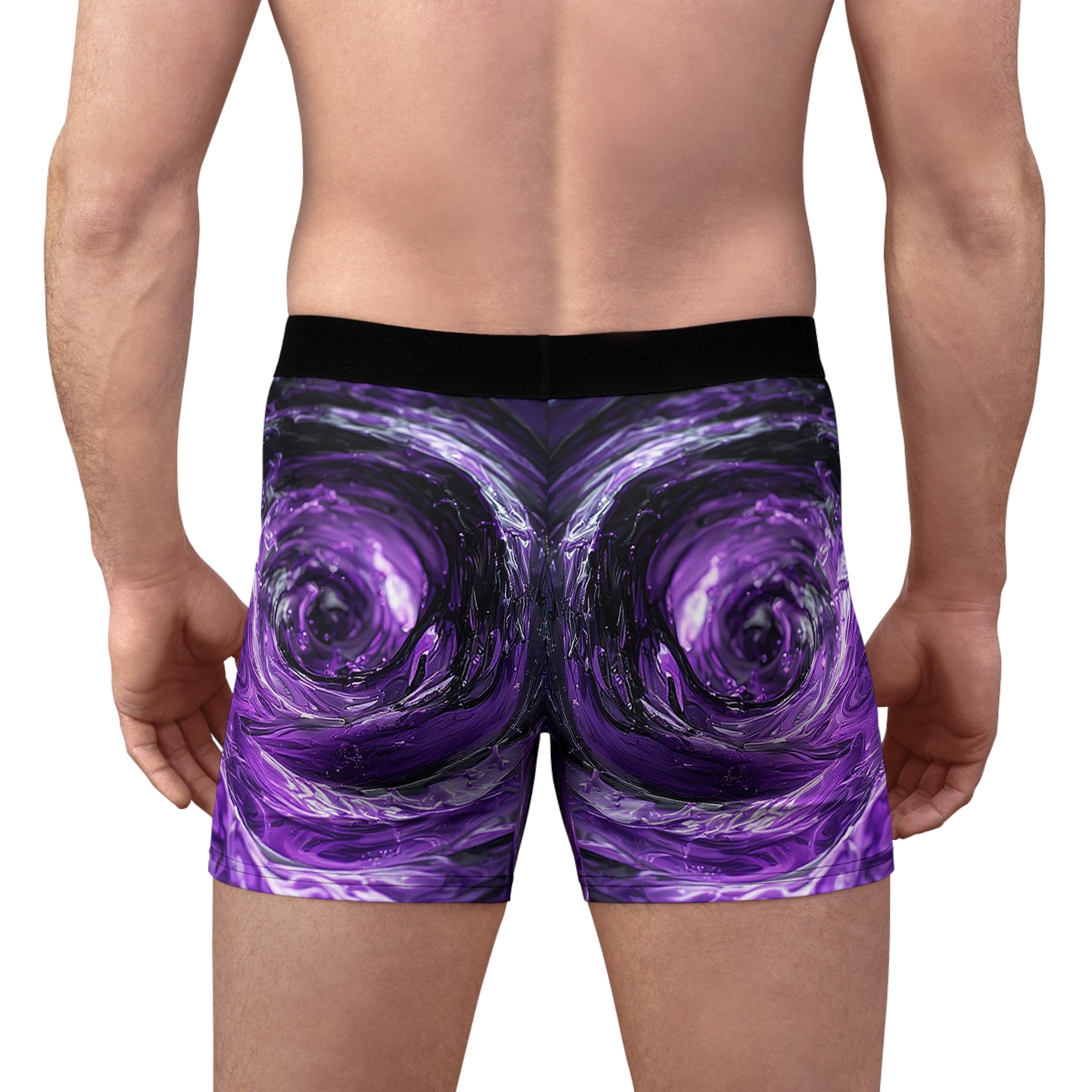 Liquid Violet Boxer Briefs – Amethyst Flow Edition