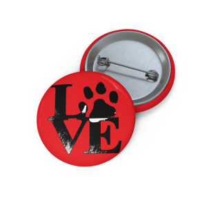 🔥 The “I Love My Dog” Pin Series is HERE! 🔥Love Paw - Red